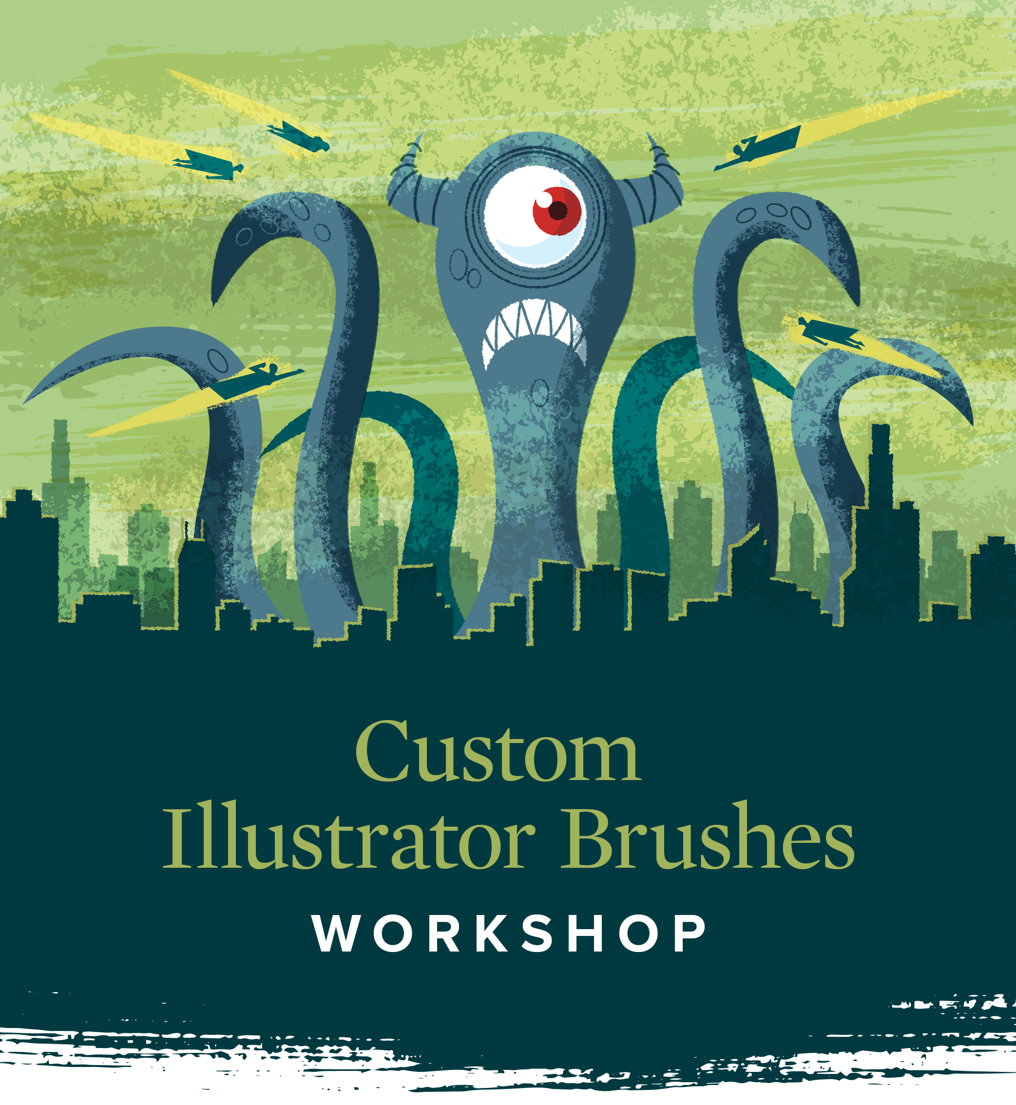 Custom Illustrator Brush Workshop, Columbus, Ohio