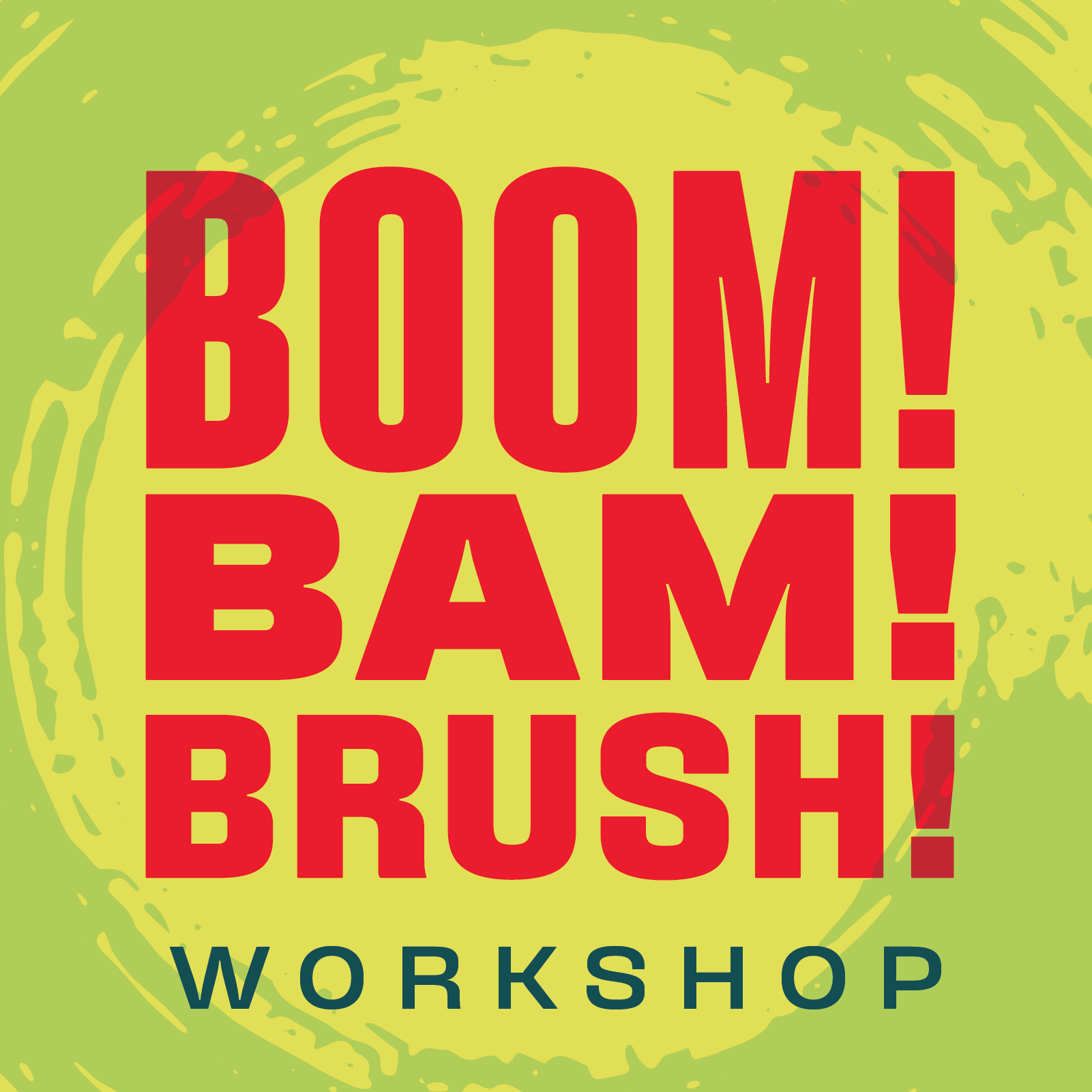 Boom! Bam! Brush! Workshop, The Modern College of Design, Kettering Ohio