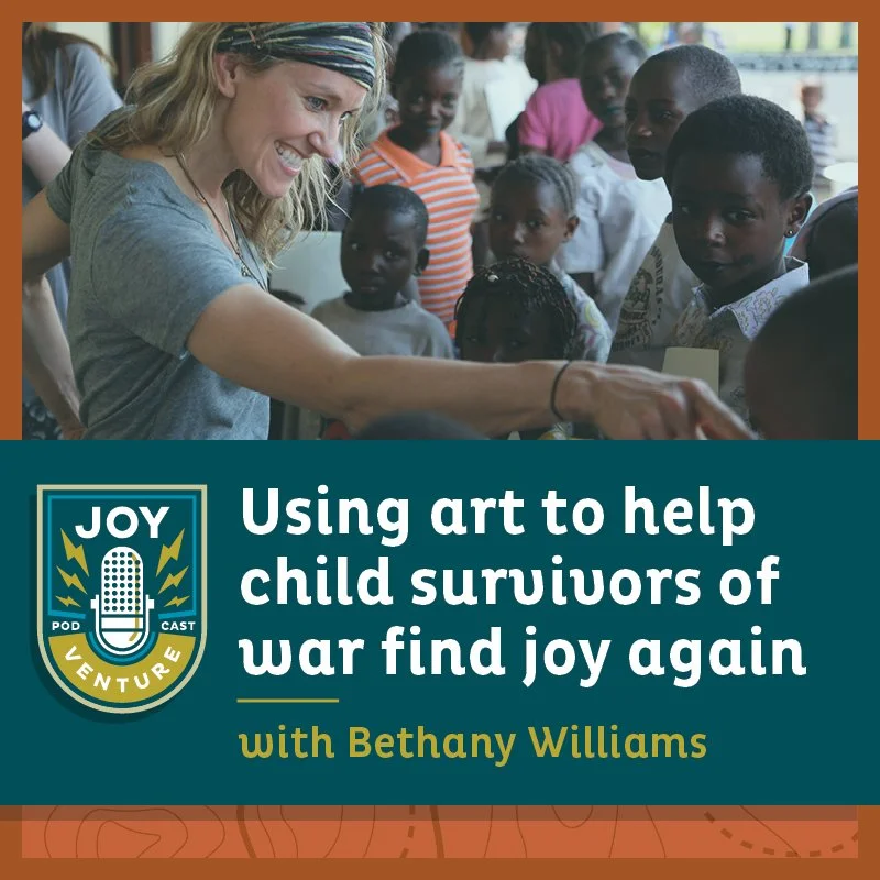 Using art to help child survivors of war find joy again — with Bethany Williams Using art to help child survivors of war find joy again — with Bethany Williams