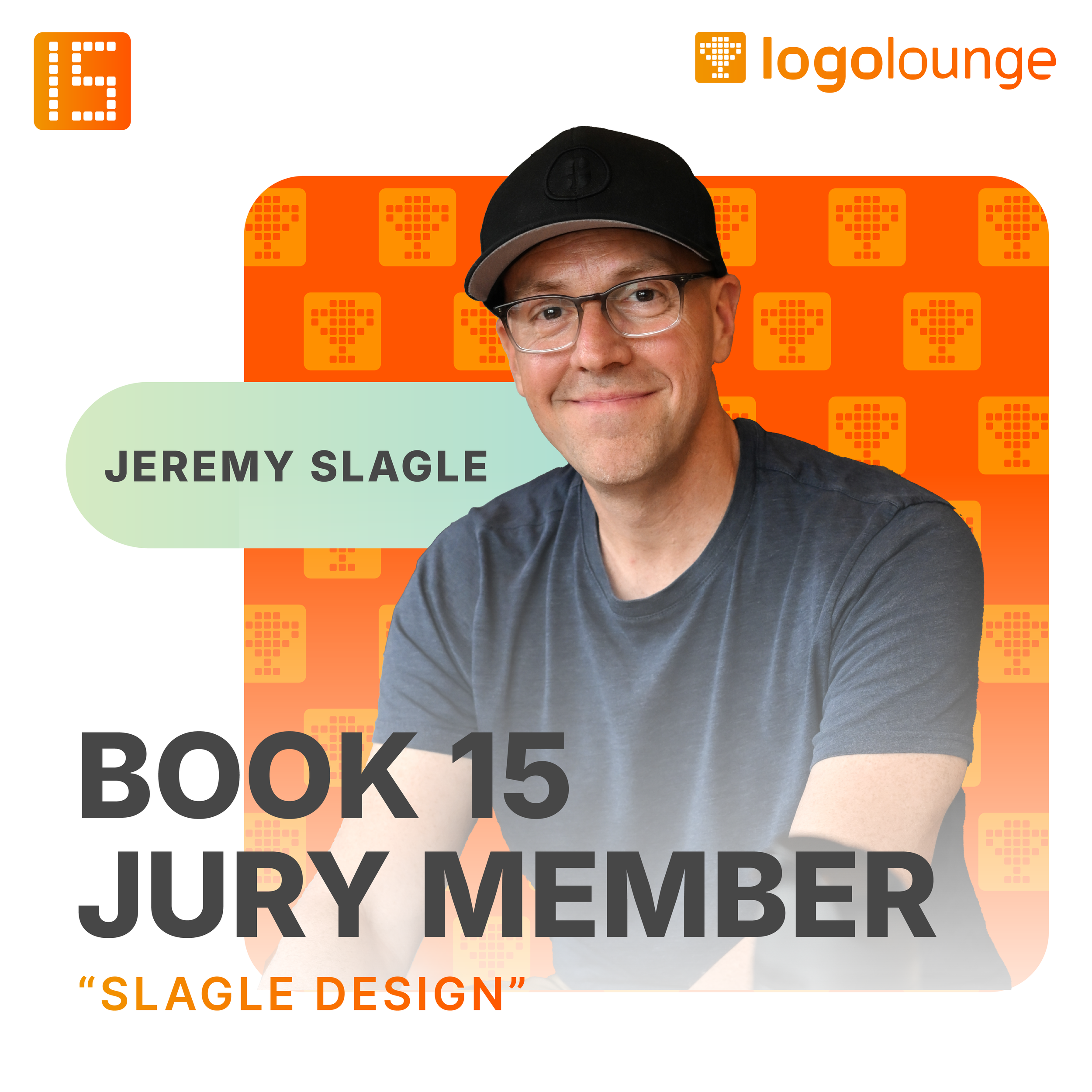 Jeremy Slagle selected as a LogoLounge 15 Juror!