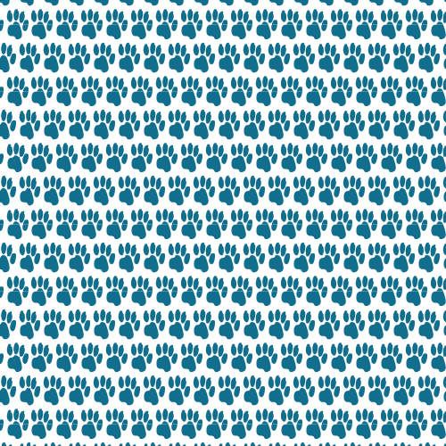 the IHADRO paw colored with bo blue
