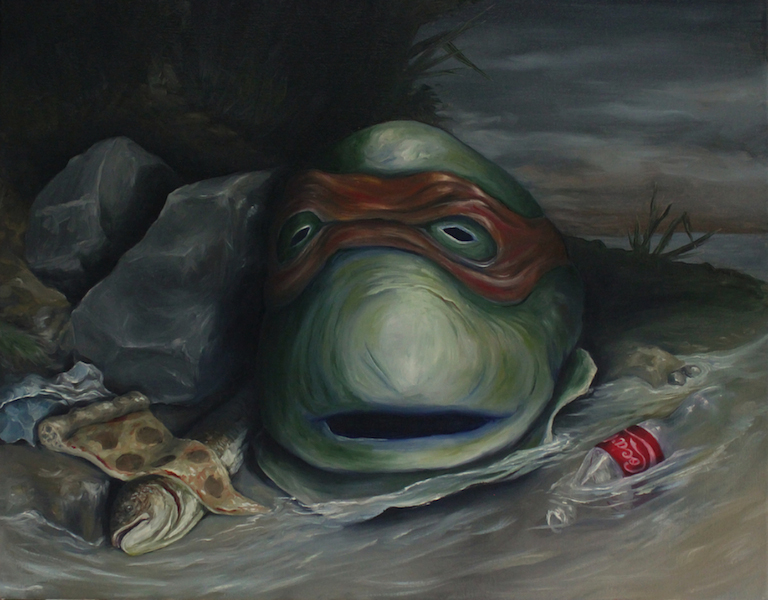 Still Life with Ninja Turtle Mask