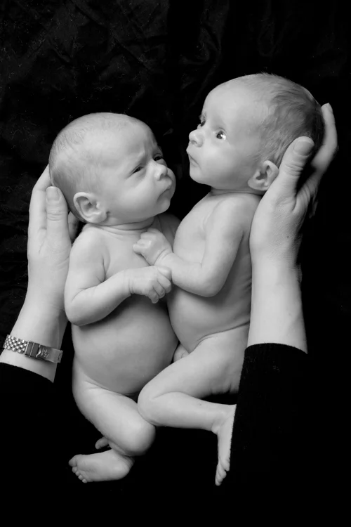 Newborn photography twins