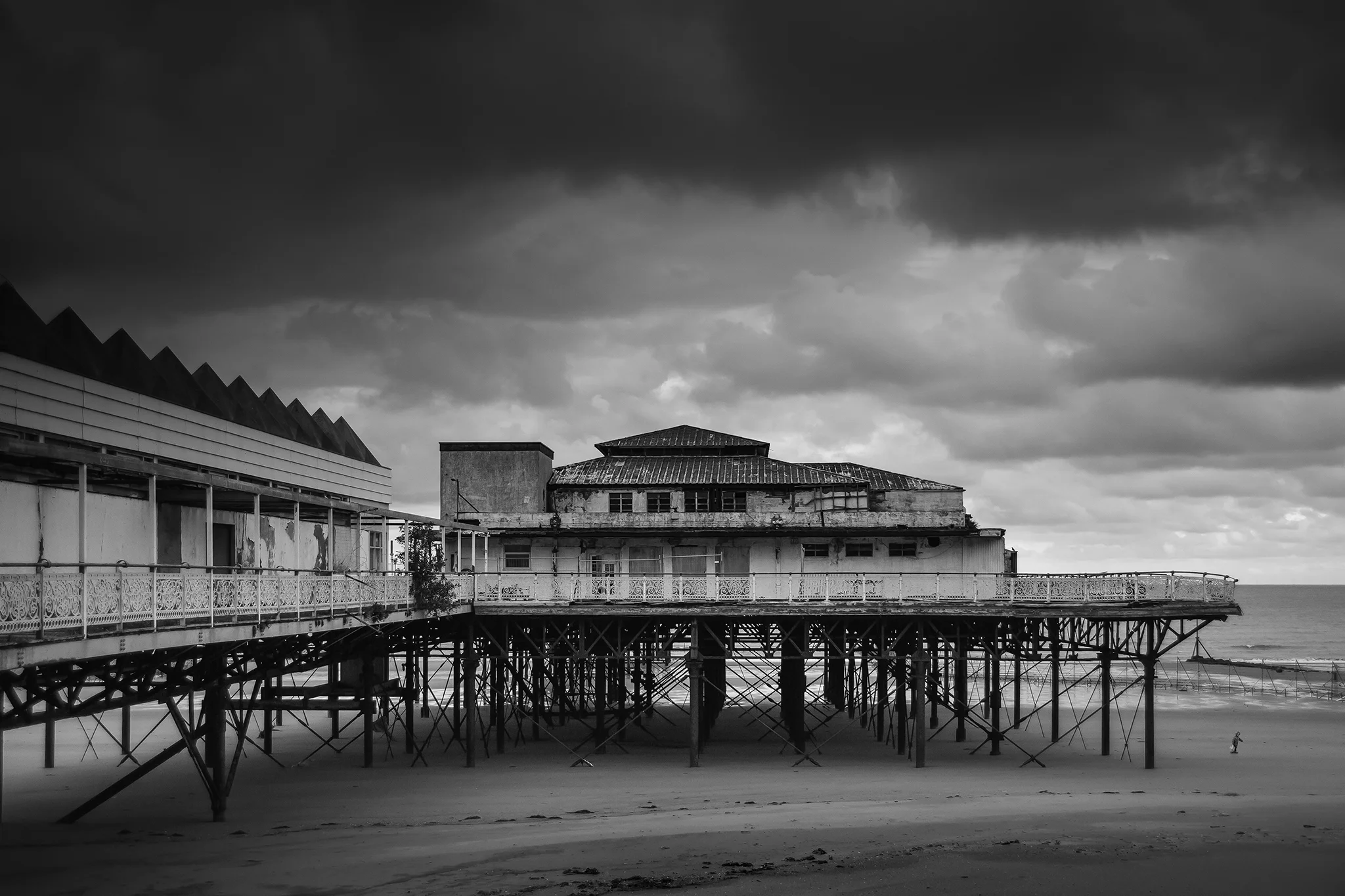 The soon to be demolished Victoria Pier at Colwyn, North Wales.