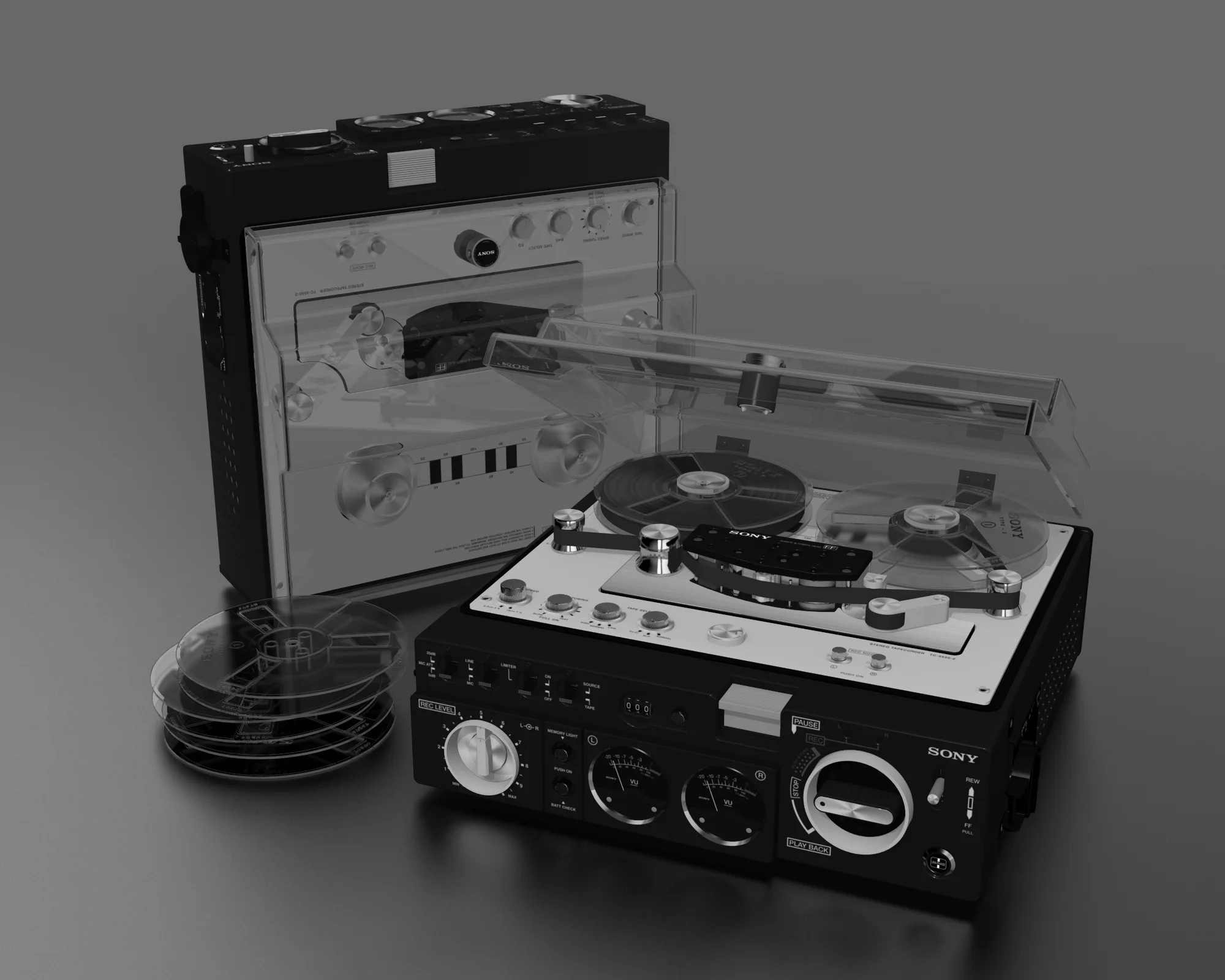 Mindhunter, Sony TC5550, 3D Model