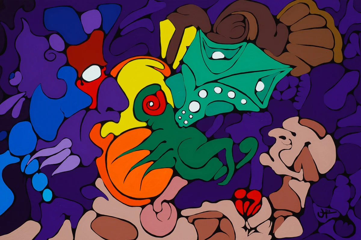 Shoulders We Stand On, 48" x 72", Acrylic on Canvas, $3450.00