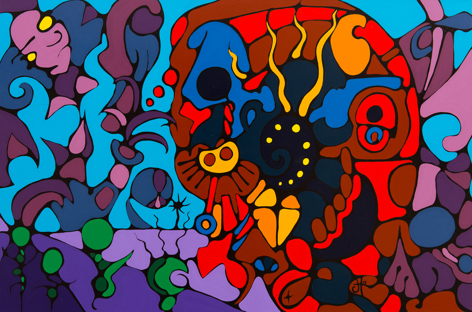 Landscape II, 48 in x 72 in, Acrylic on Canvas, Available