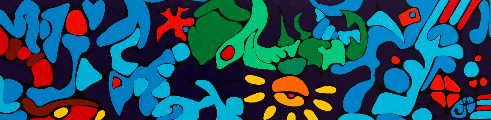 A Child's Wonder, 18 in x 72 in, Acrylic on Canvas, Available