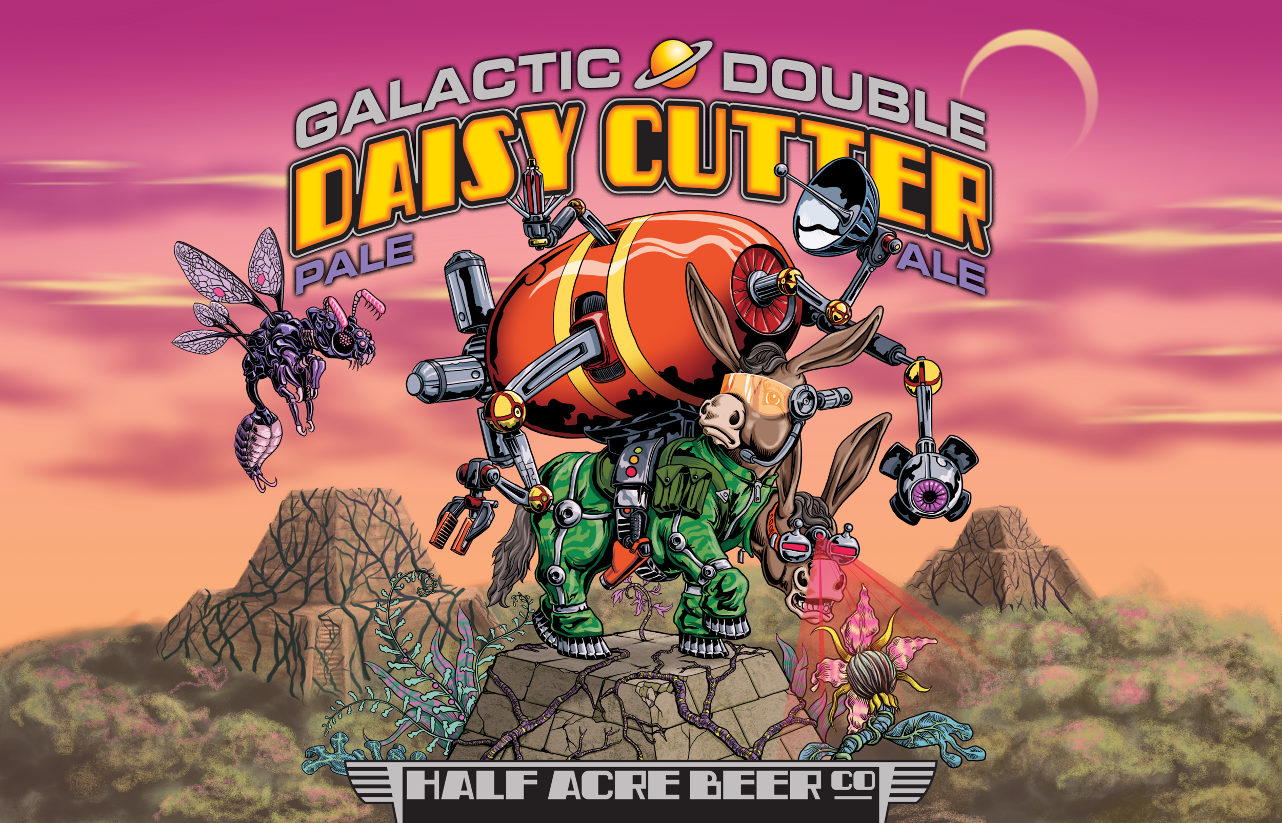 Galactic Double Daisy Cutter 2015 Bomber Label