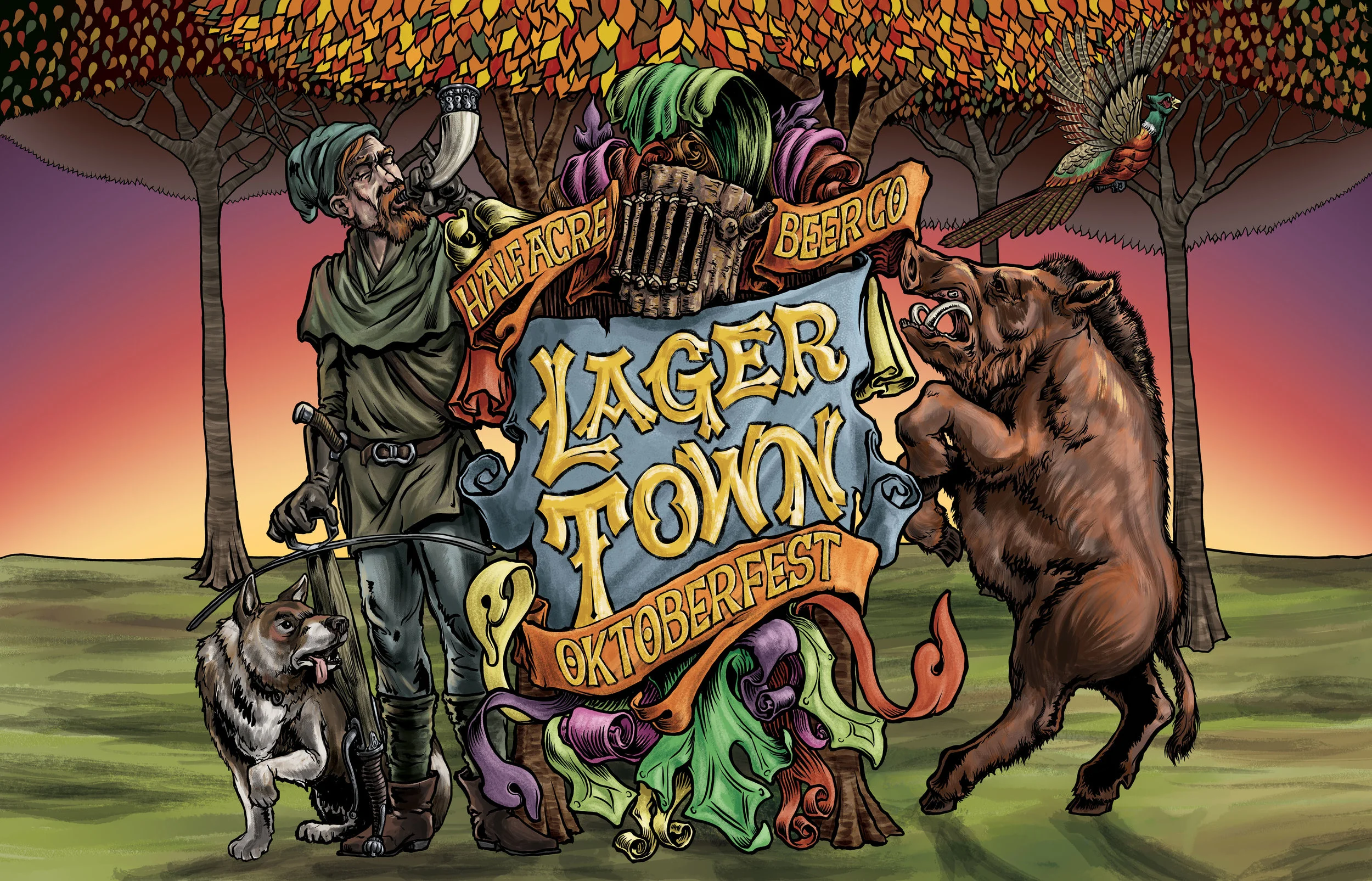 Lager Town 2015 Bomber Label