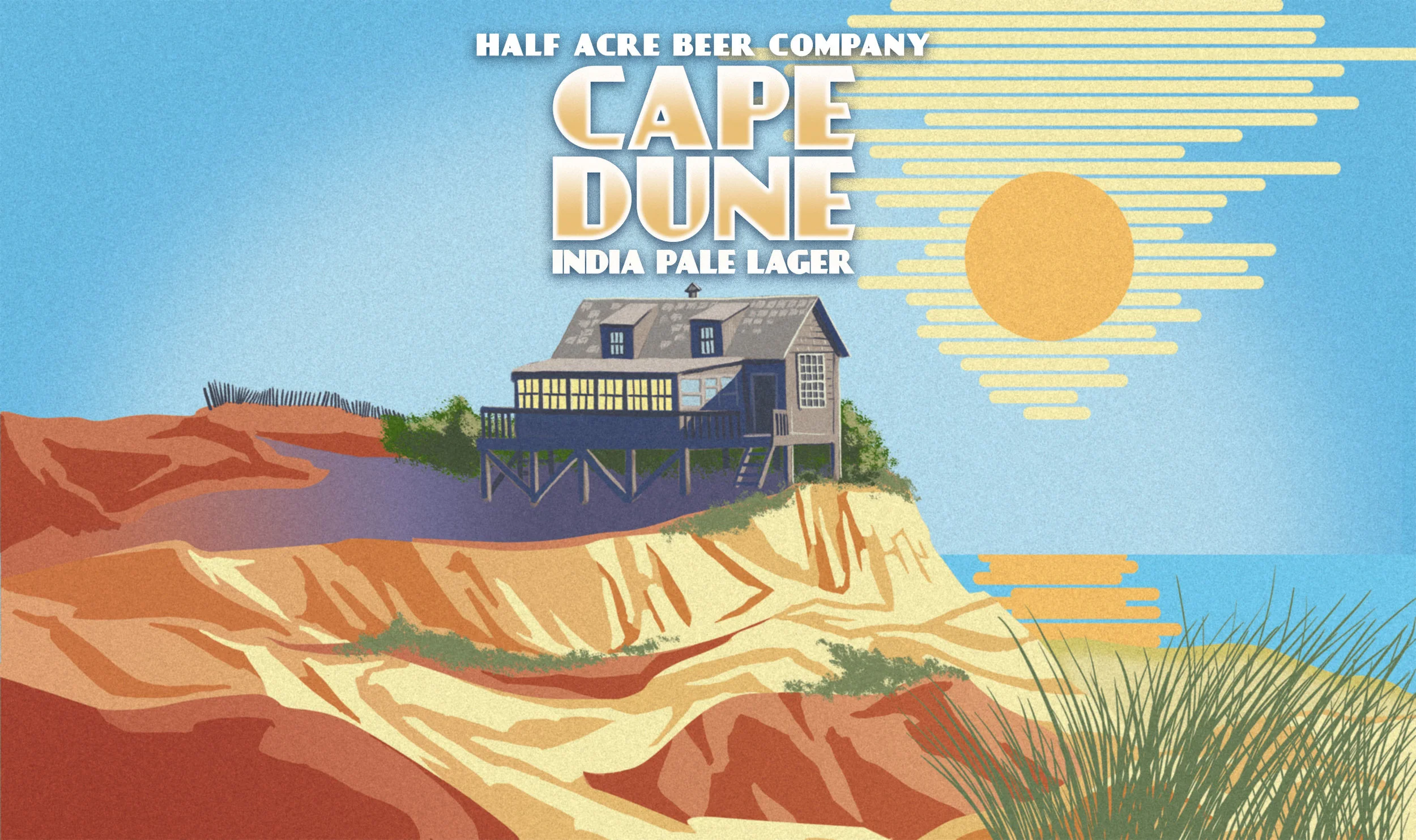 Cape Dune Can Label