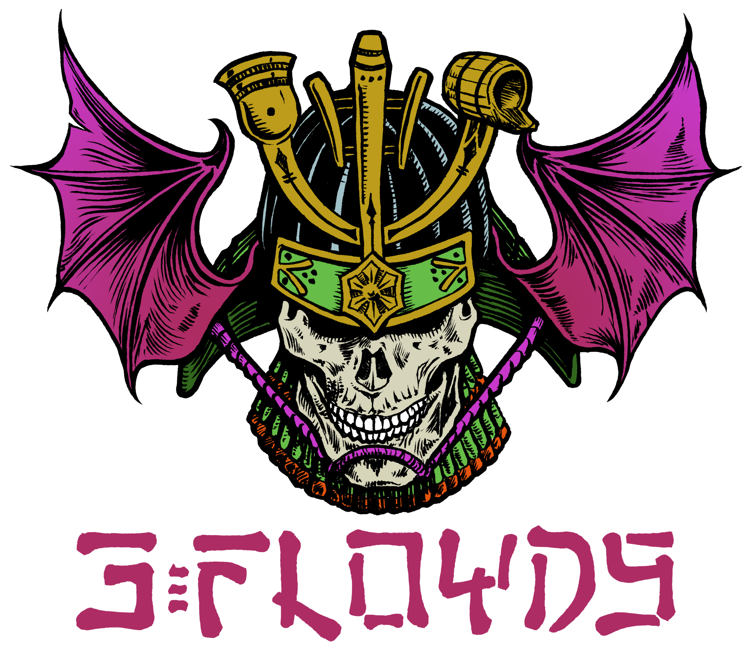 Samurai Style 3 Floyds Logo
