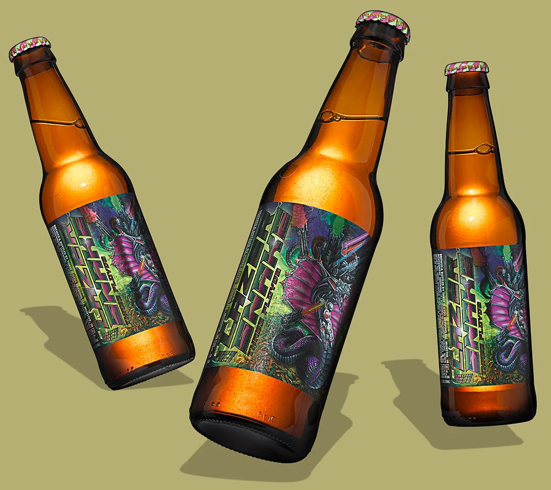 Lazer Snake 12oz. Bottles