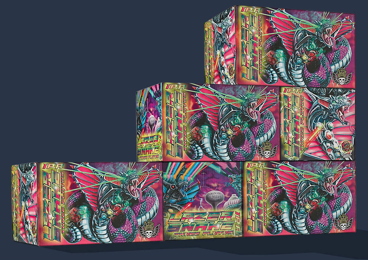 Lazer Snake Cartons