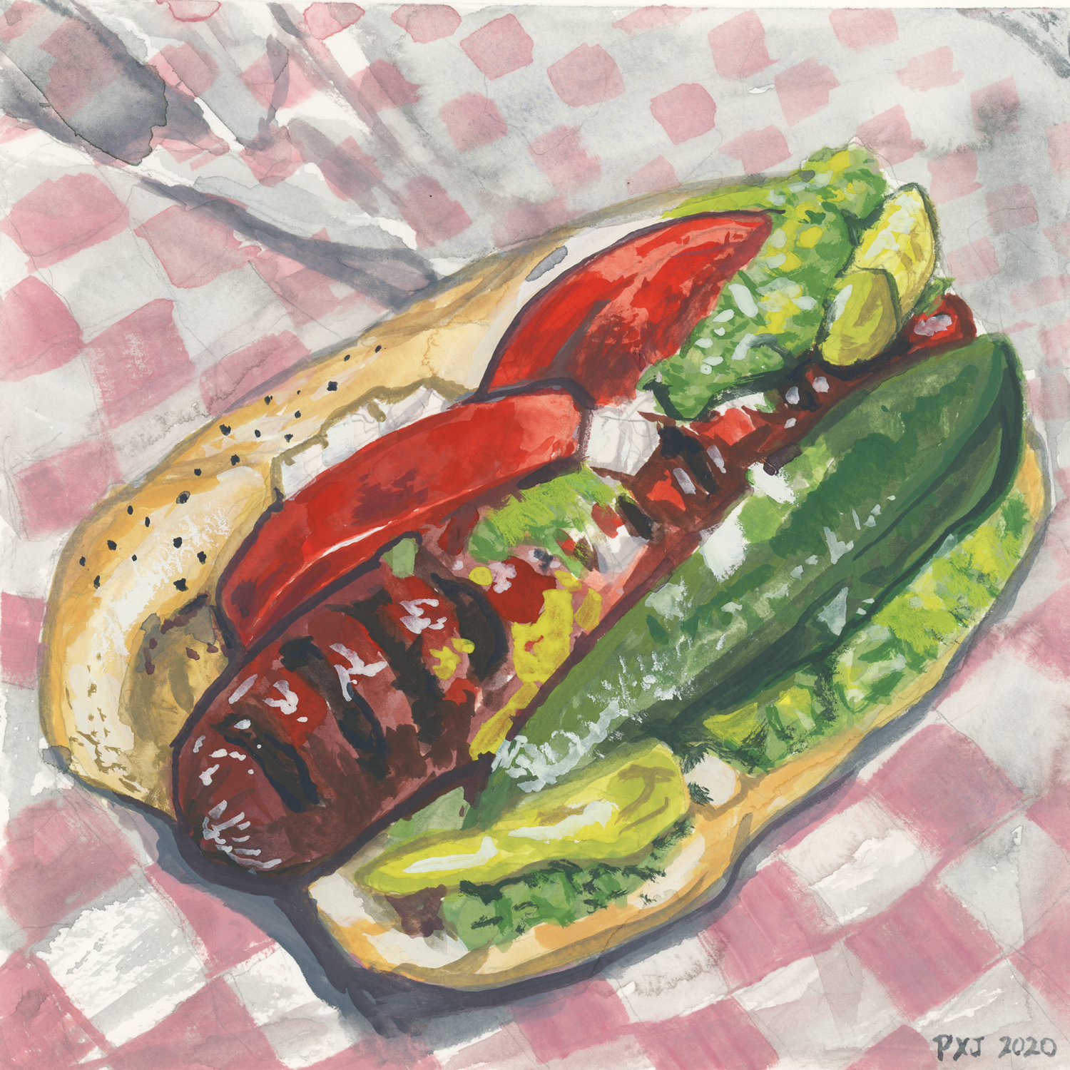Hot Dog Paintings — Phineas X. Jones