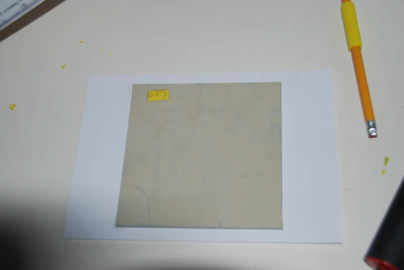 place a piece of paper down and lay your print block down (inked side UP), mark the base position of your print bloc (signature) , place your paper over your print block - print, position a second pressing by placing the block in exactly the same place for another press.