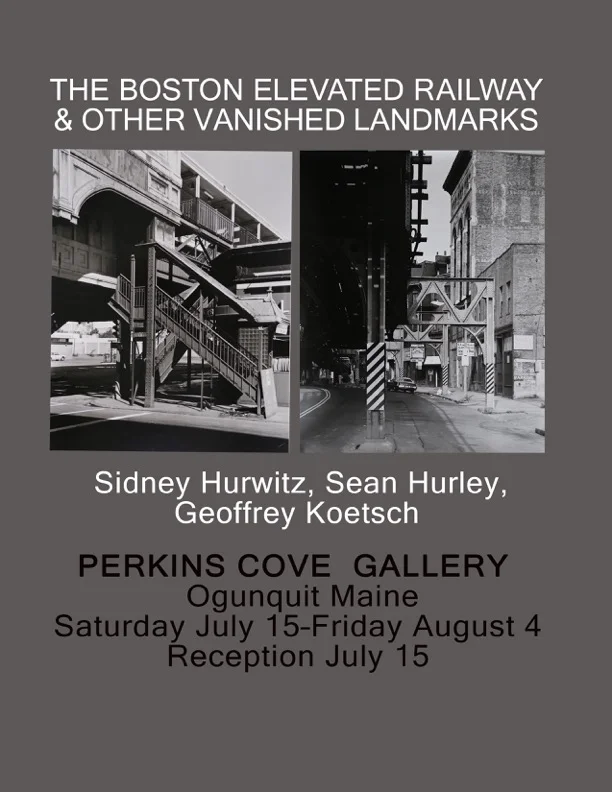 EXHIBITION COMING UP: "VANISHED LANDMARKS." WORK BY SIDNEY HURWITZ, SEAN HURLEY, GEOFFREY KOETSCH
