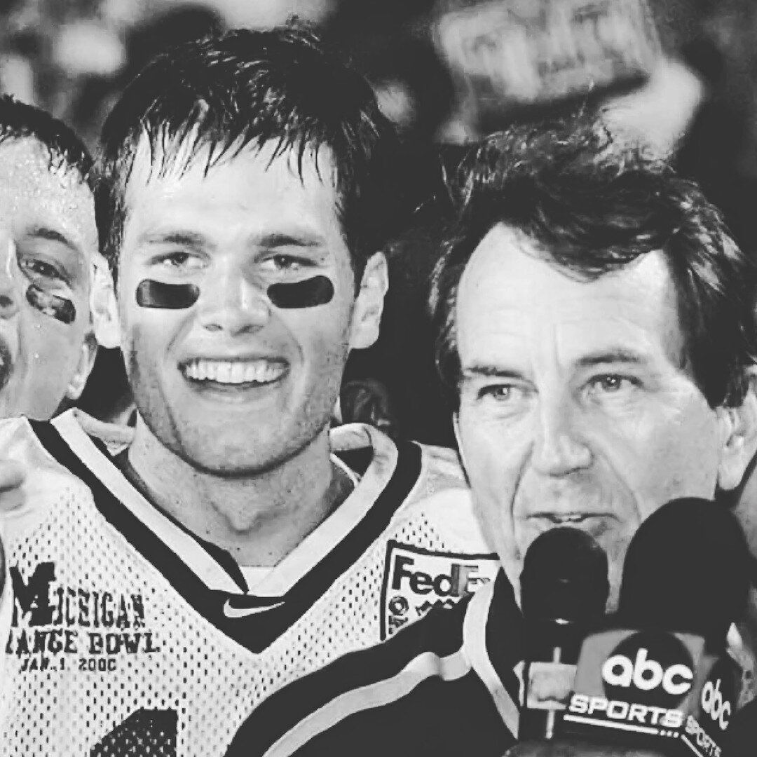 A very special retirement edition of Way Back When-sday&hellip;

January 1, 2000: Mr. Tom Brady threw for 4TDs, led Michigan back from 14-point deficits twice and forced overtime where Alabama missed an extra point, making Michigan the 2000 Orange Bo