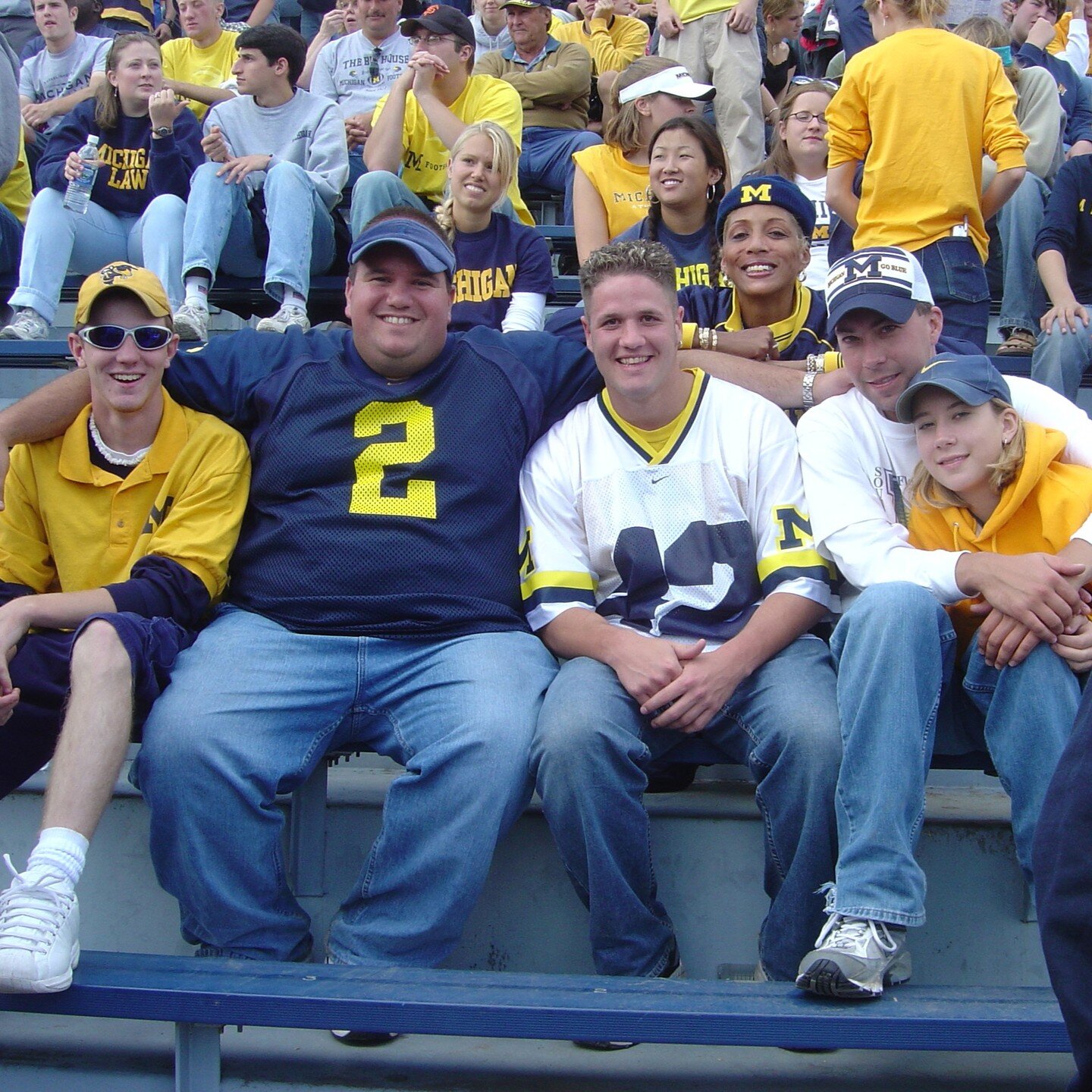 September 27, 2003: The crew looks on from section 30 as Steve Breaston returns a punt for TD and catches a John Navarre TD pass leading Michigan over the Gary DiNardo-led Hoosiers 31-17.