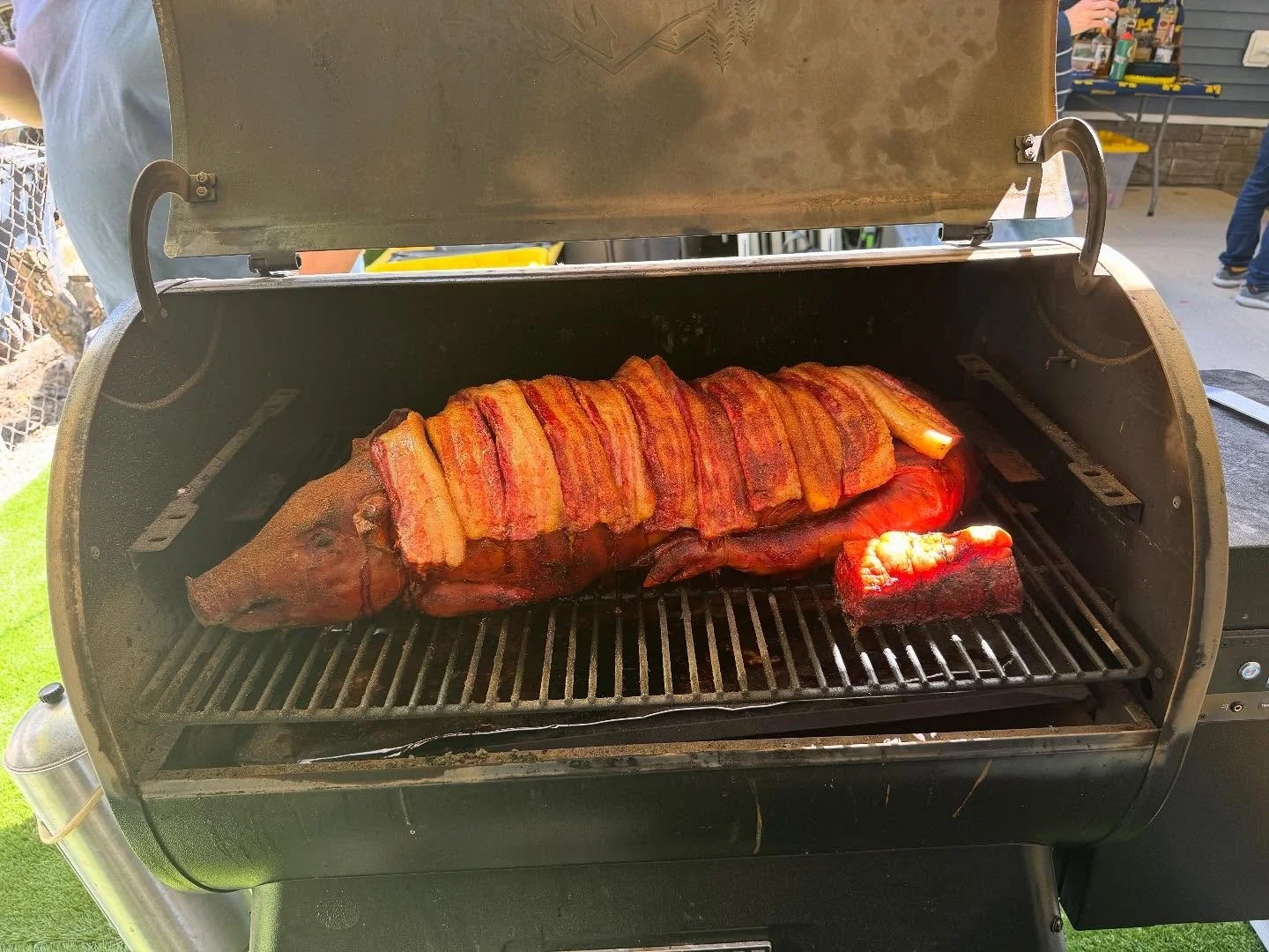 Epic day @umtailgatehouse .  So many photos.  Thanks to all that shared their pics. 

More photos from the day at link in bio.

#goblue #tailgate #umtailgate