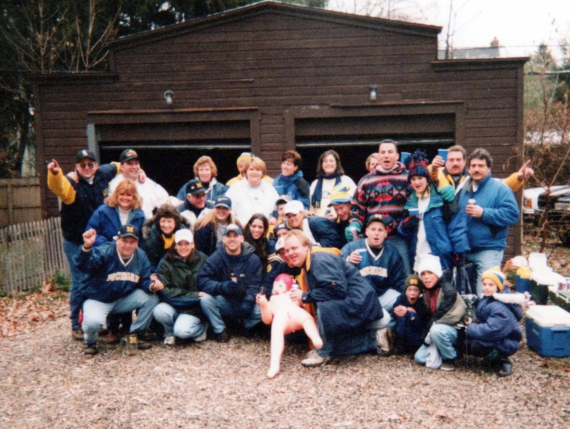 November 22, 1997: The group gathers behind my college house on State St before Michigan&rsquo;s 20-14 victory over the Buckeyes en route to an undefeated season and National Championship. This was the last time my bed was less than 20 yards from the