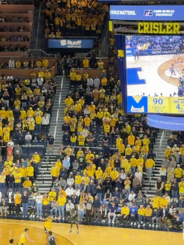 This is March.  #goblue #finalfour #michiganbasketball