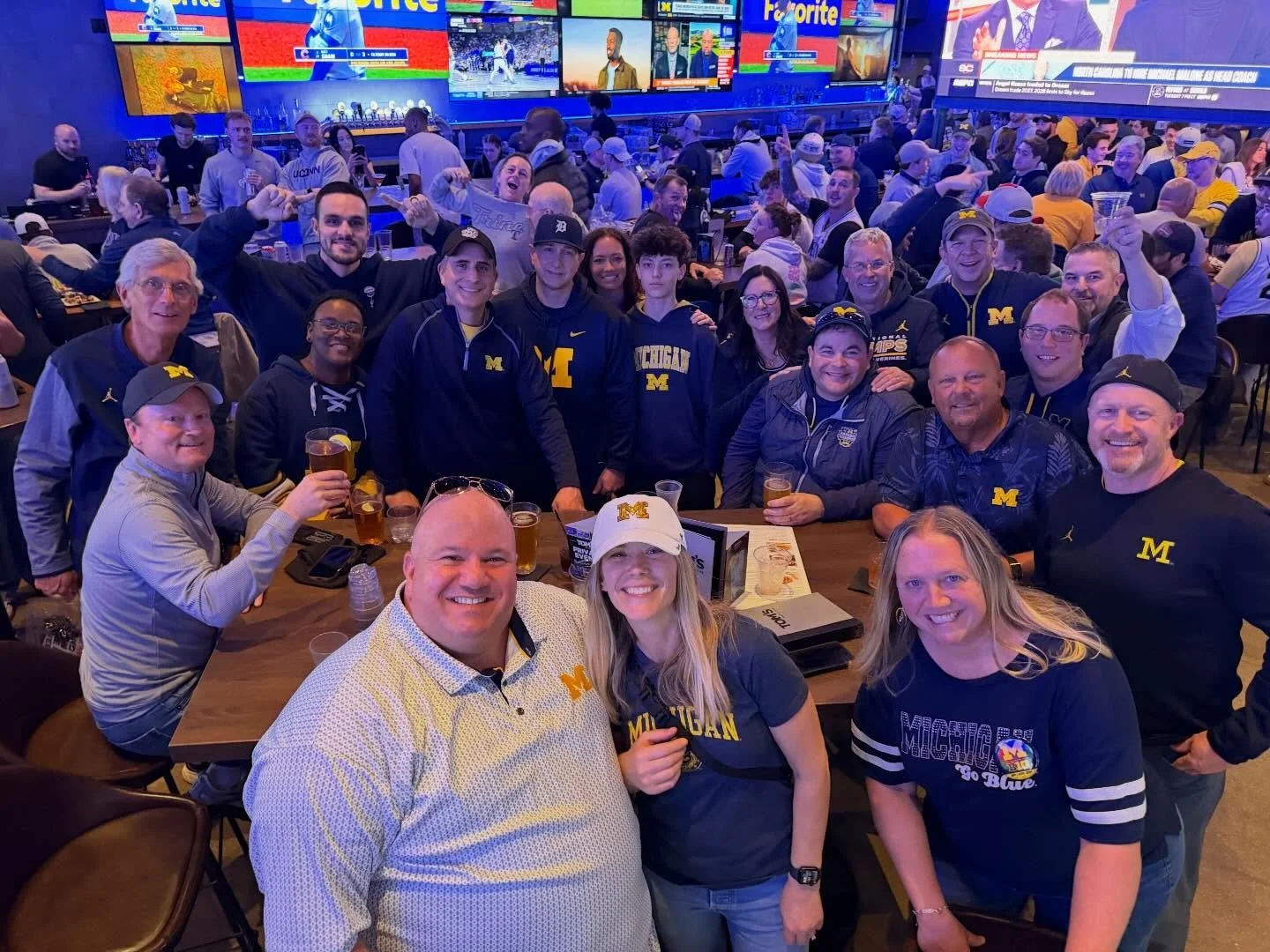 The team, the team, the team.  #finalfour #goblue #natty