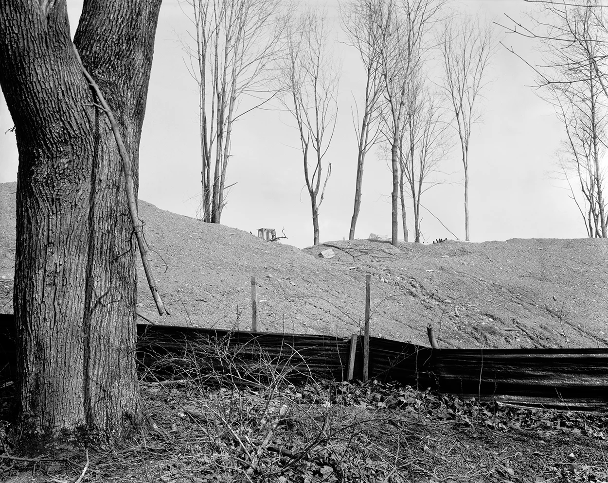 Tarp on Hill, Hudson, New York