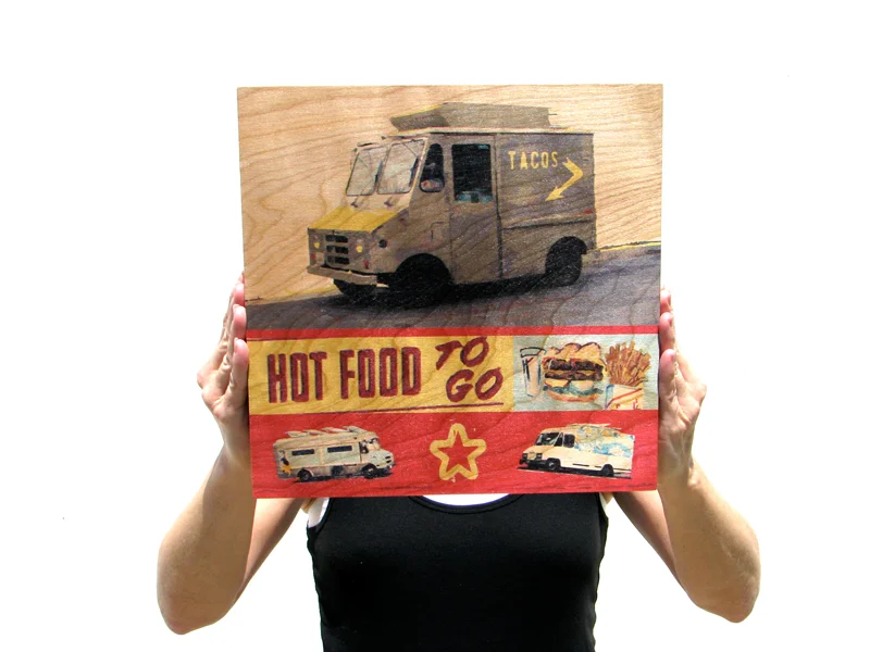 Hot Food Birch print
