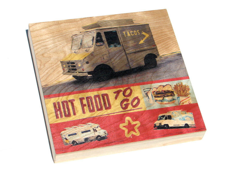 Hot Food Birch print