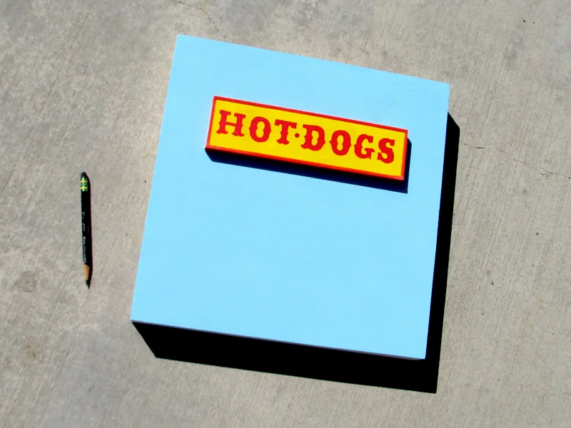 Hotdogs Sign