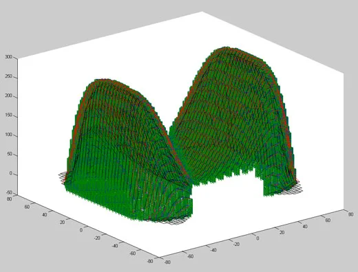 Ruled Surface Space Frame With Hex Crystals