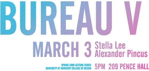 Bureau V Lecture Poster University of Kentucky