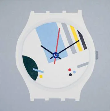 Constructivist Swatches, Oil on
Canvas, 24”x24