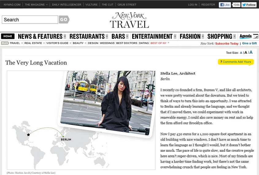 Stella Lee in New York Magazine