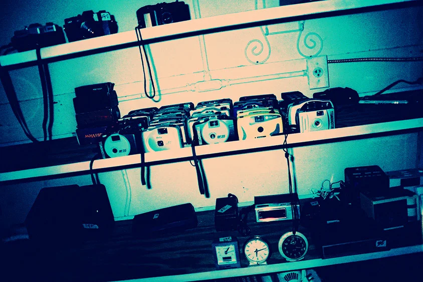 Plastic Camera Flash Photography Cross Processing