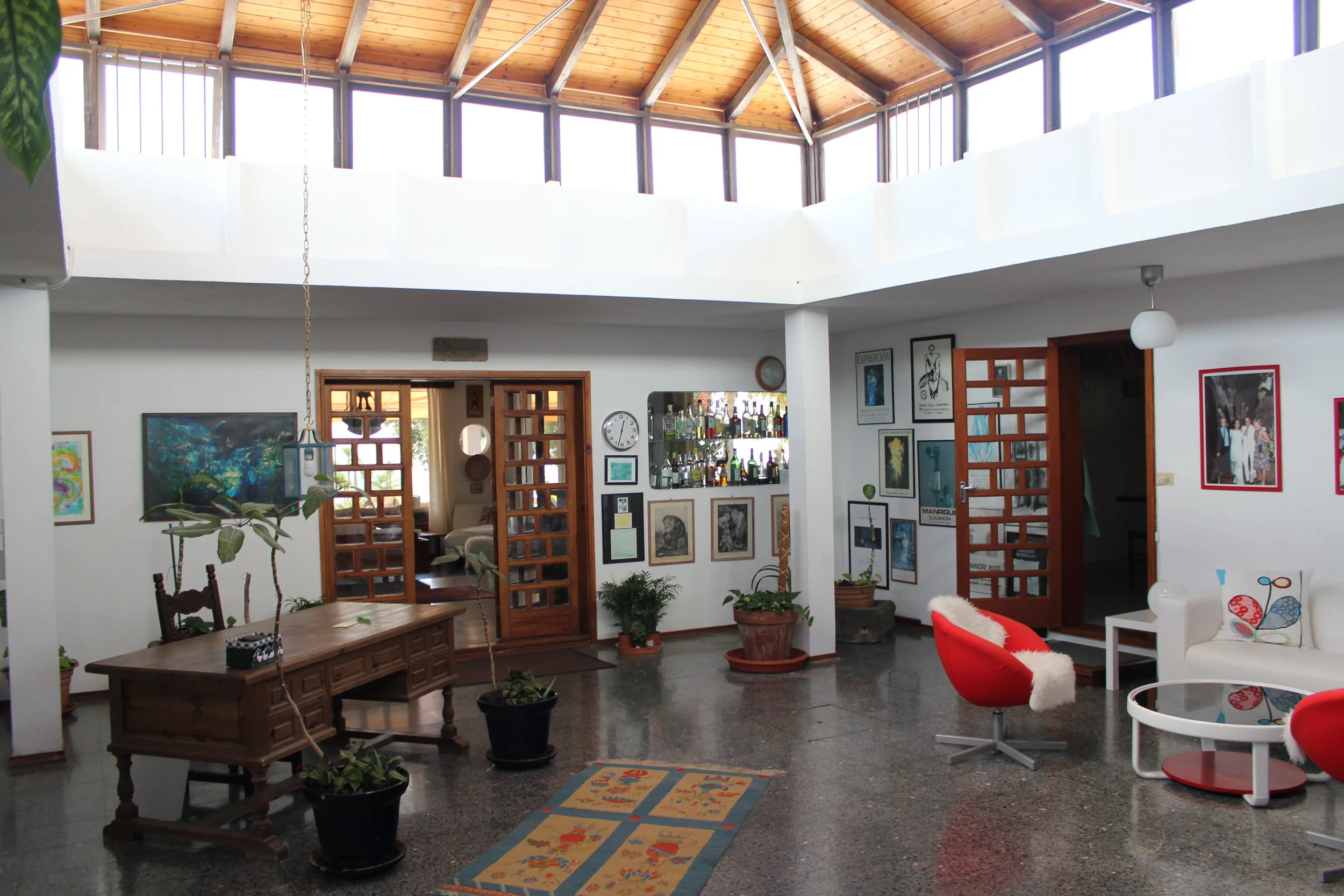 Indre patio - mot stuen