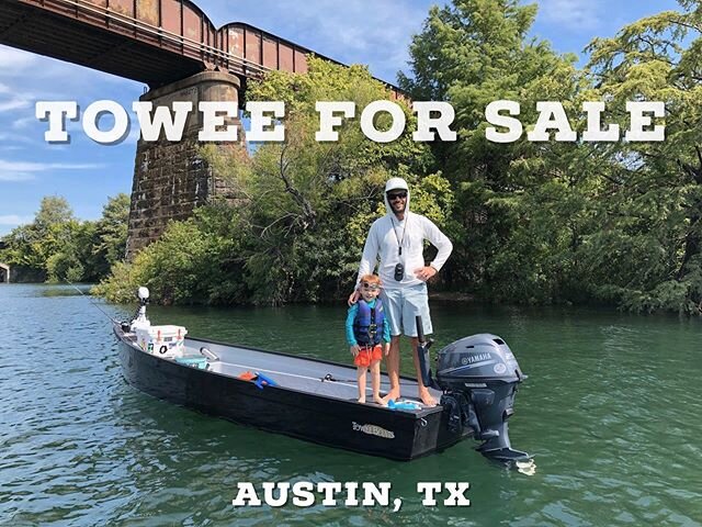 The Towee Guide Tested Skiff is the Swiss army knife of boats.  At home on shallow rivers, bays or lakes the Towee can go anywhere. $13,500 #toweeboats 
Yamaha 25HP 4-Stroke (broken in, but very few hours in total)
Minn Kota Riptide 55 iPilot (with c