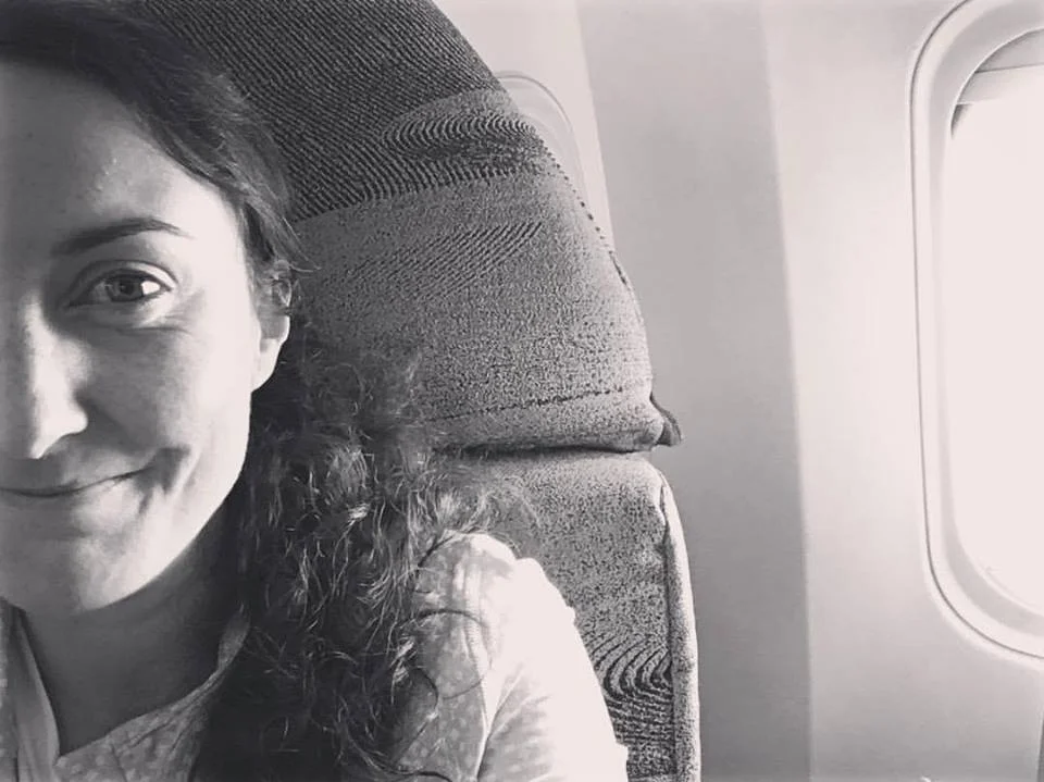 Dans l'avion vers Toronto, premier vol de 2.