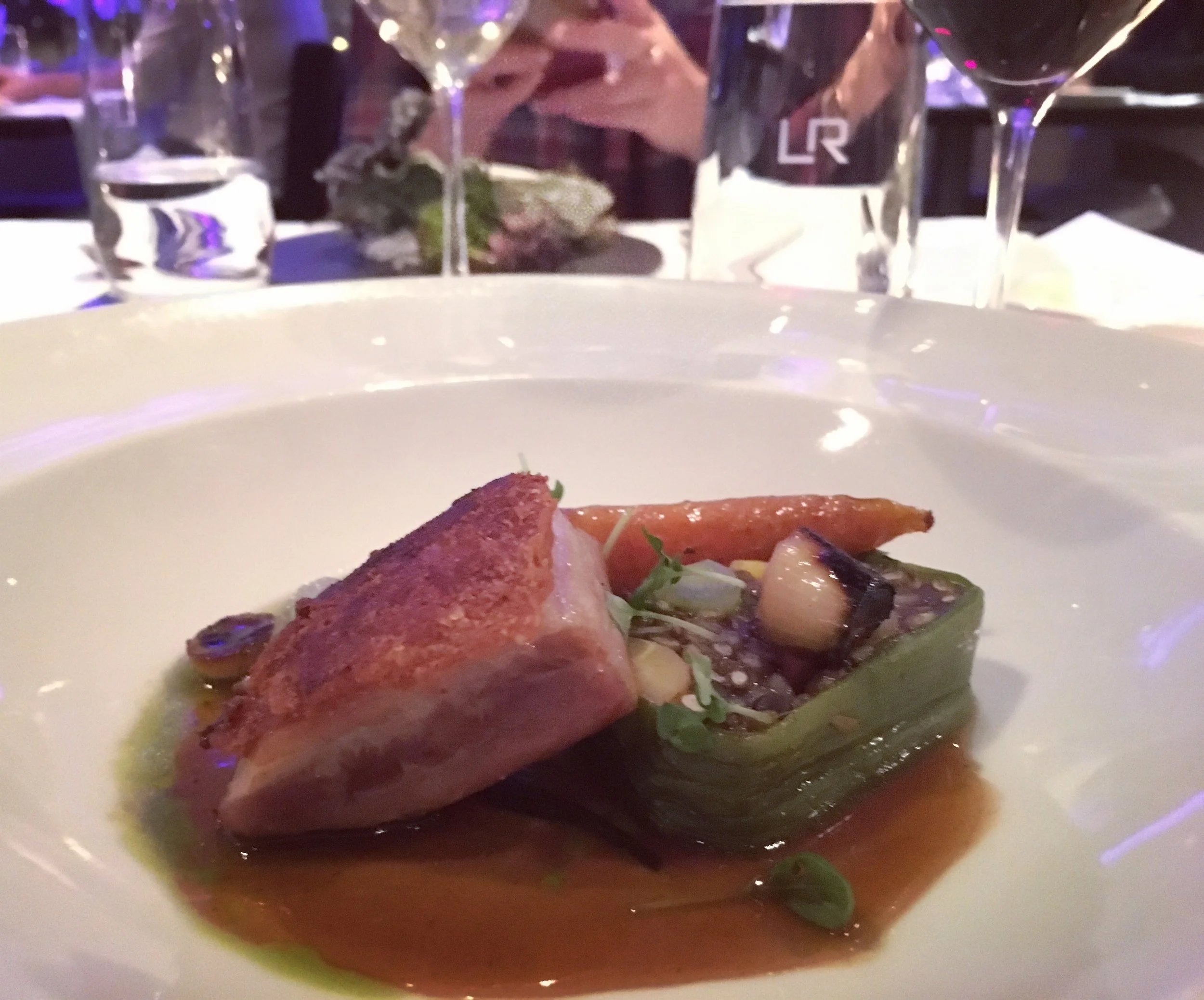 Mon assiette au Laurie Raphaël. Miam! 