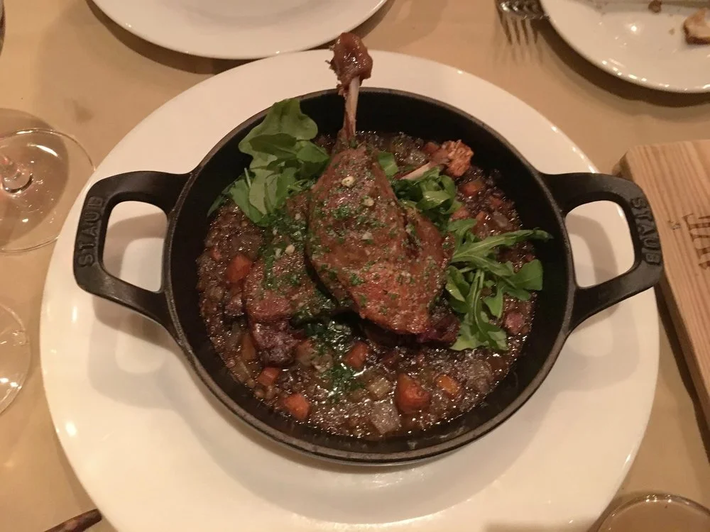 photo CReDIT: JAIME DAMAK ANDRE'S BOUCHéE restaurant: duck CONFIT
