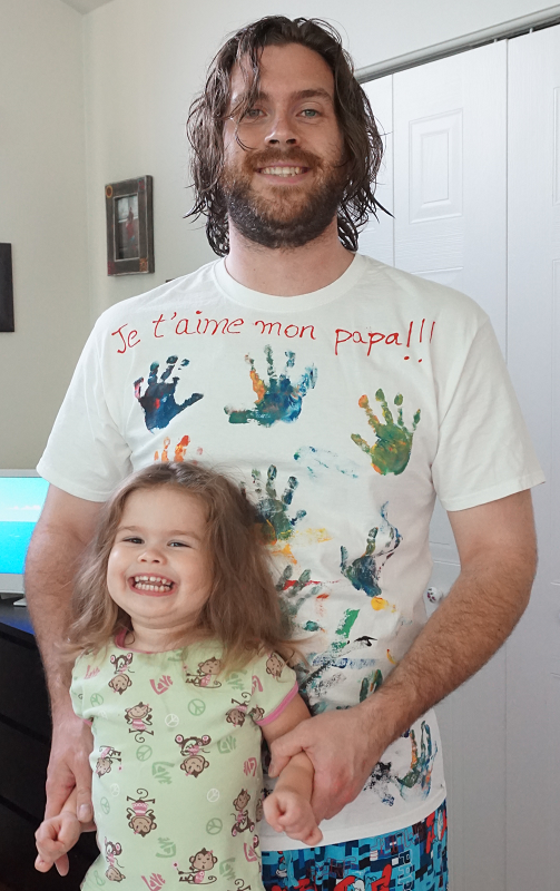 Le pack cadeau pour les parents - T-shirt mereveilleuse - papa définition