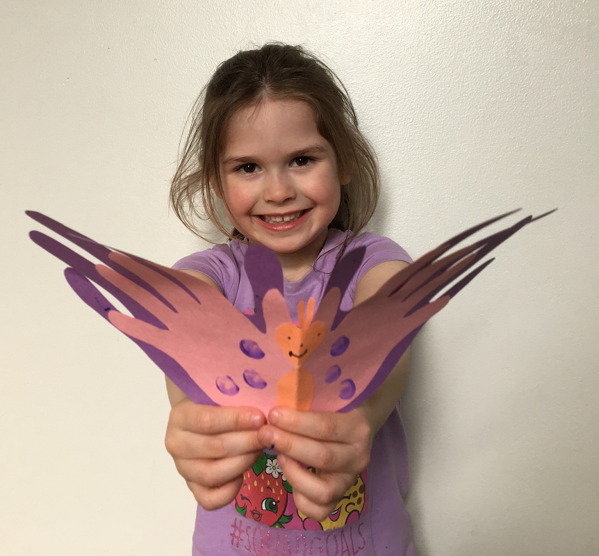 Medium TMEOG Châle avec ailes de papillon pour femme et fille 