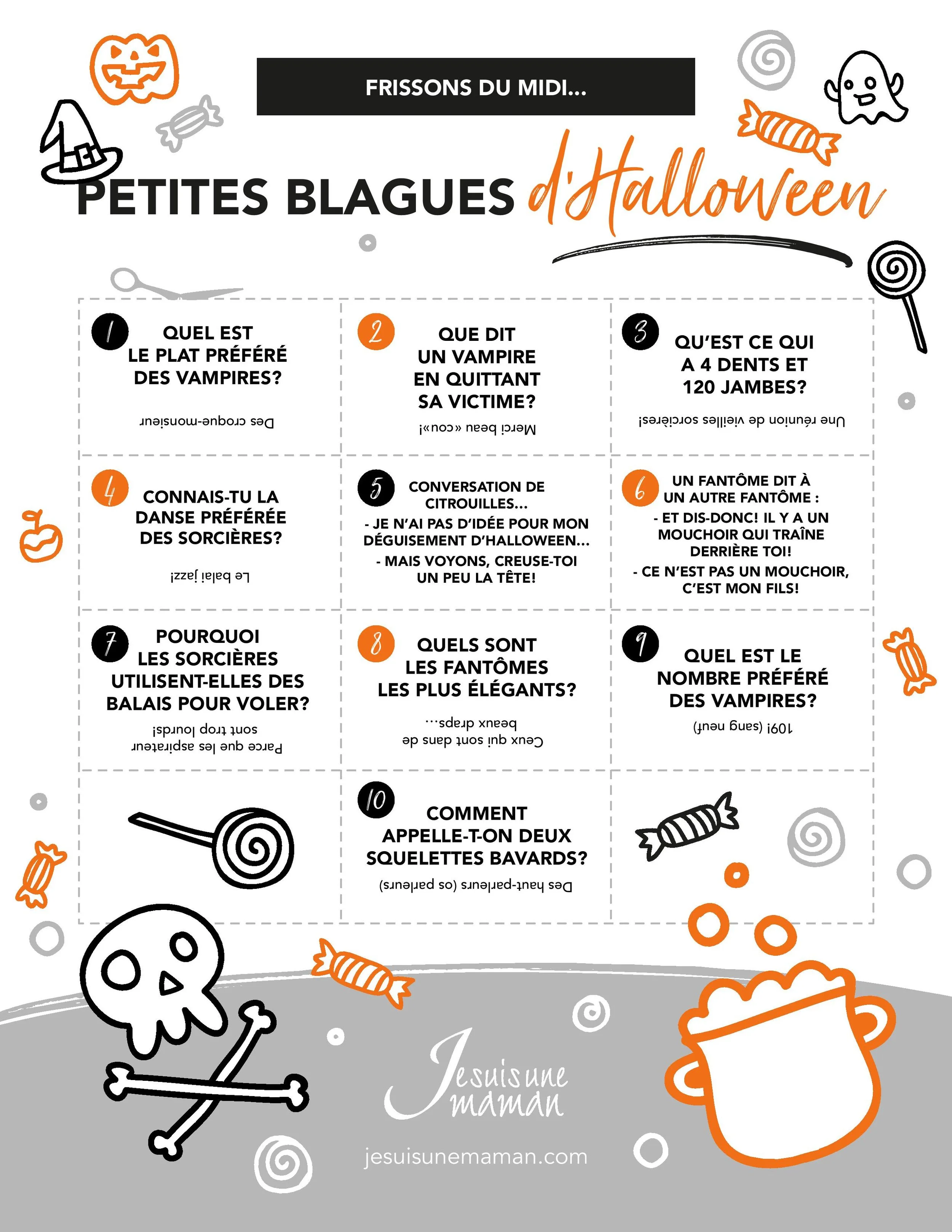 Frisson Du Midi Petites Blagues D Halloween Je Suis Une Maman