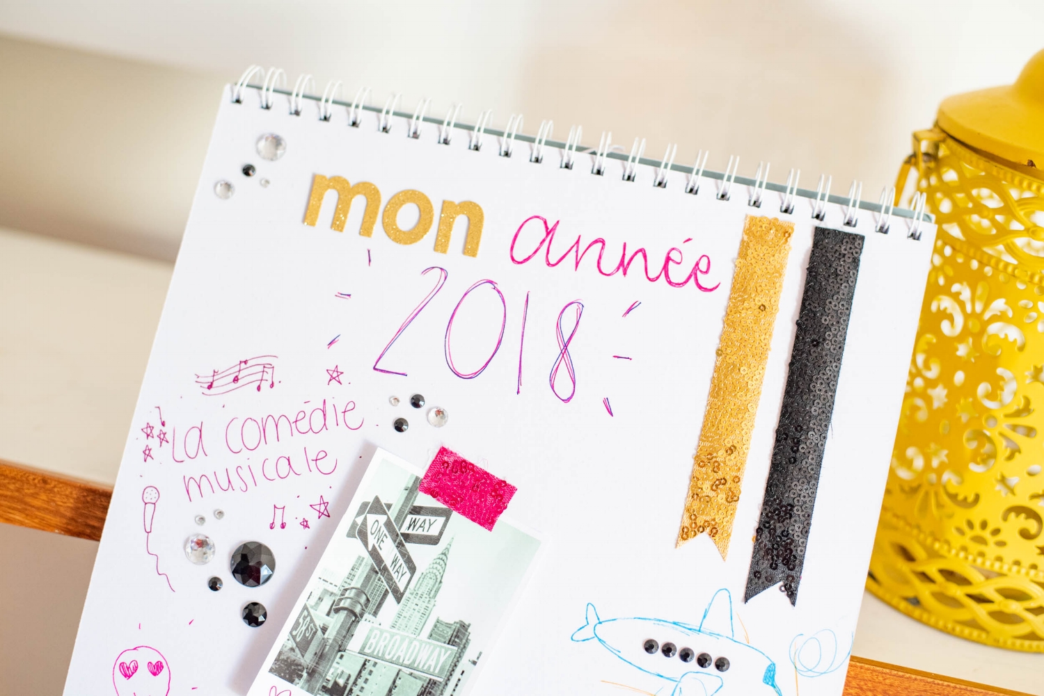 Vision Board-ado-visualisation-objectifs-BIC-arts-Jaime Damalk-Je suis une maman