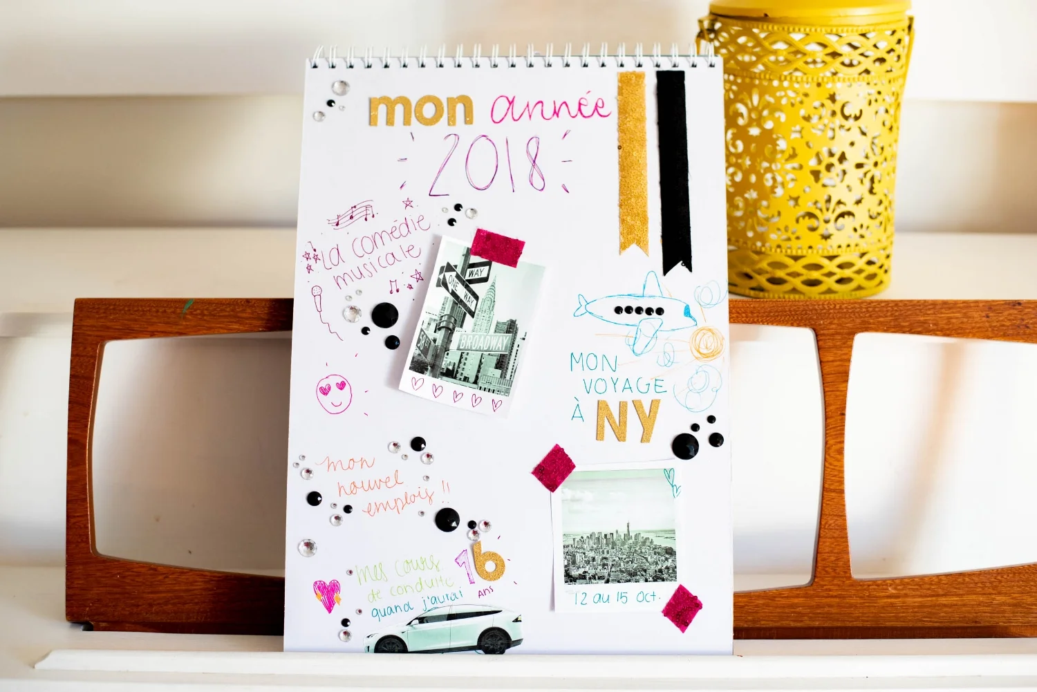 Vision Board-ado-visualisation-objectifs-BIC-arts-Jaime Damalk-Je suis une maman