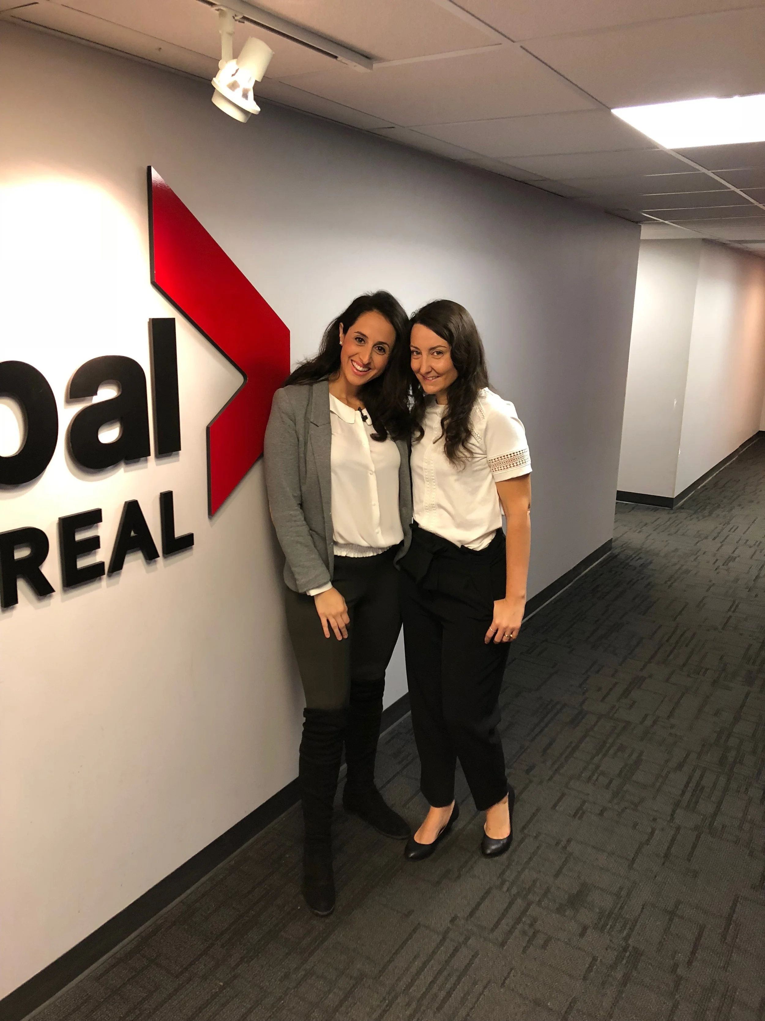 Après une de mes chroniques à Global Montréal.