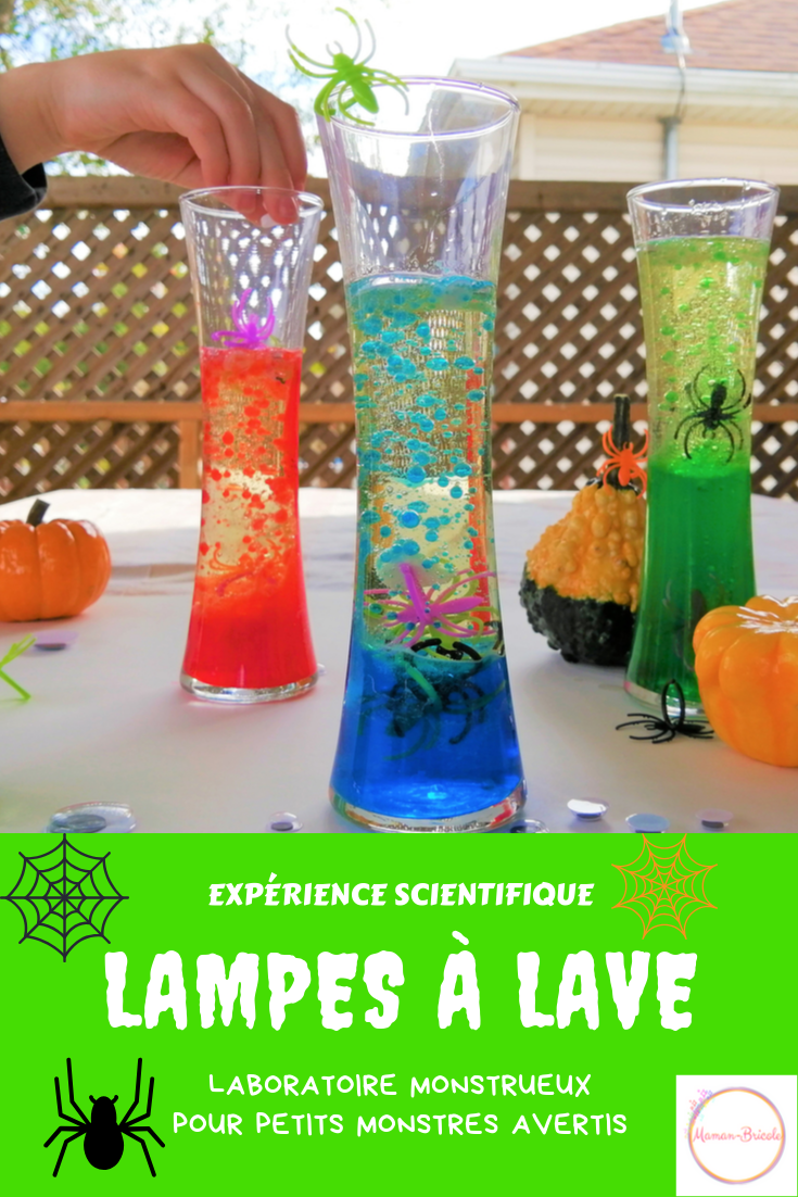 Lampes à lave - Expérience scientifique — Je suis une maman | Blogue
