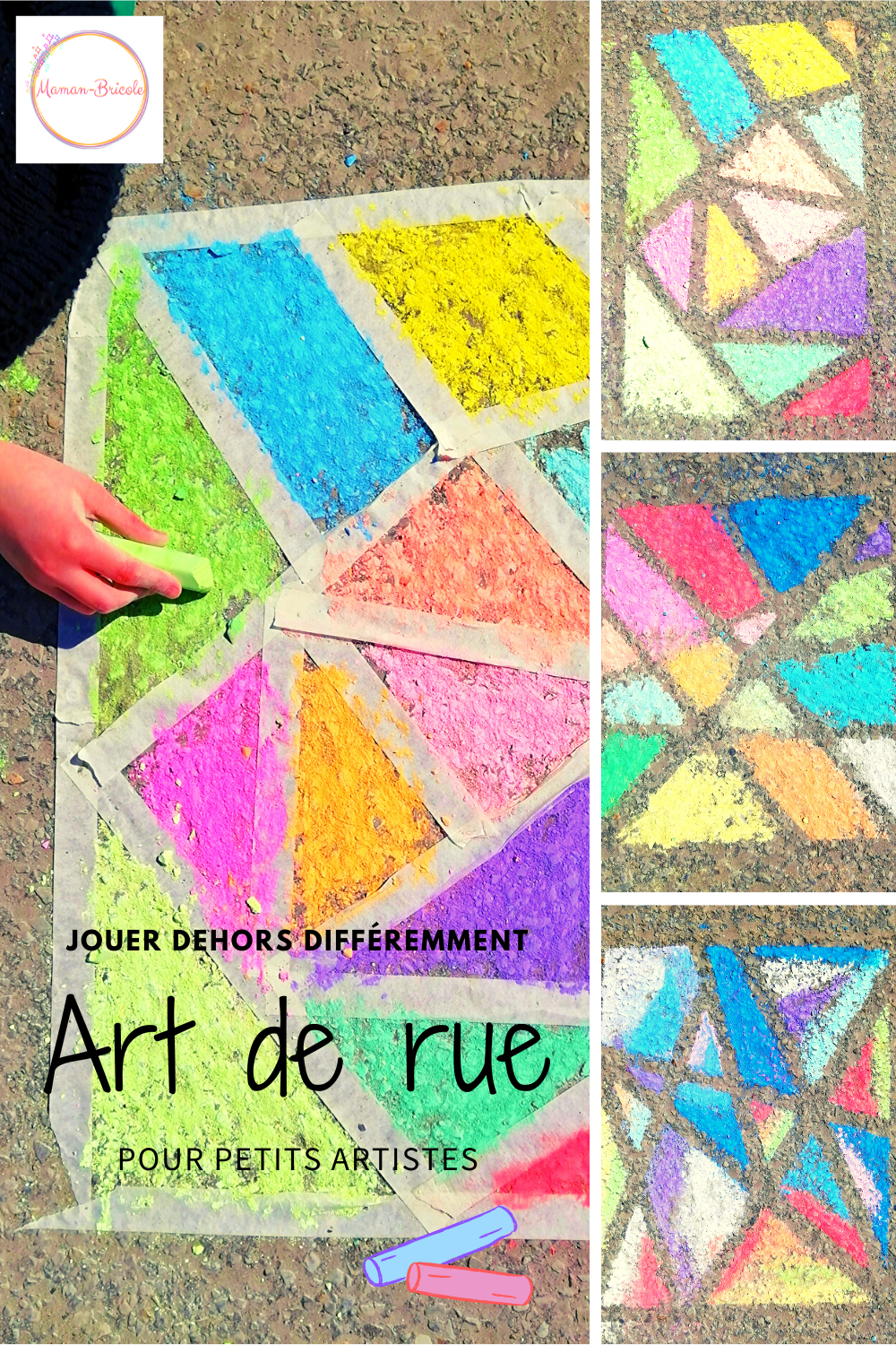 maman-bricole-bricolage-activité-exterieur-dehors-art-dessins-craie