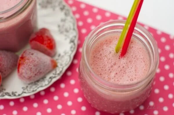 Un smoothie aux fraises qui goûte comme un shortcake aux fraisesCrédit photo : Laurence Lavigne